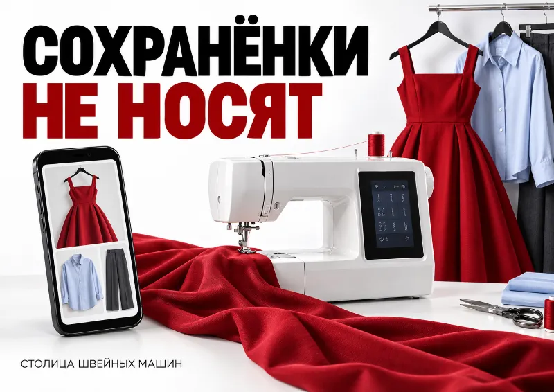 Как выбрать швейную машину для гардероба из сохранёнок Как выбрать швейную машину для гардероба из сохранёнок