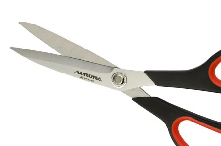 Ножницы Aurora AU-901-85 раскройные ручка с резиновыми вставками 22 см