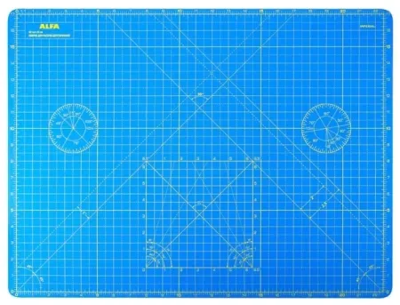Мат для раскроя двусторонний 60x45 см Alfa AF-A2