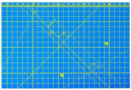 Мат для раскроя двусторонний 42x59,4 см Alfa AF-A3