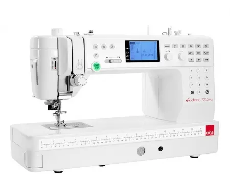 Швейная машина Купить Швейная машина Elna eXcellence 720 PRO Челябинск — панель управления и рабочая зона