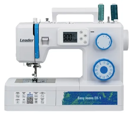 Швейная машина Швейная машина Leader Easy Jeans EX-1 — усиленная подача ткани для джинсы