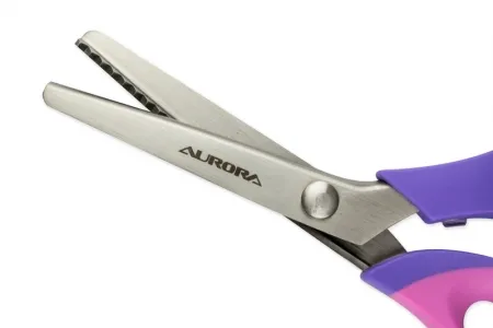 Ножницы Aurora AU-493 зиг-заг (5 мм) 23 см