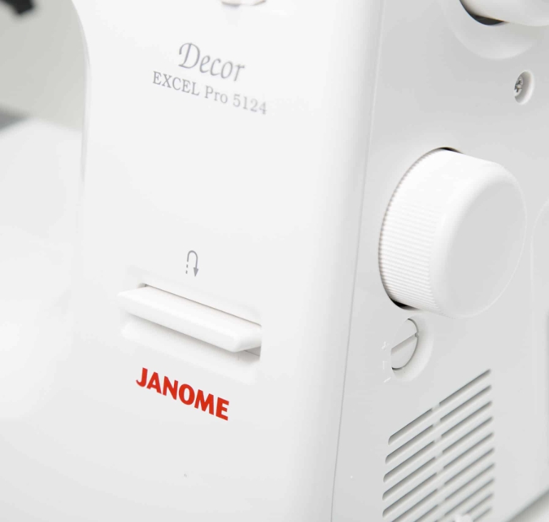 Decor excel pro 5124. Janome Pro 5124. Реверс на Janome. Реверс на Джаноме. Кнопка позиционирования иглы Janome что.