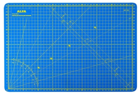 Мат для раскроя двусторонний 42x59,4 см Alfa AF-A3