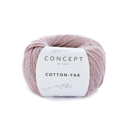 Пряжа COTTON-YAK Katia color 108 пудра