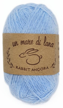 Пряжа Rabbit Angora color 60 светло-голубой