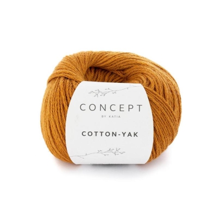 Пряжа COTTON-YAK Katia color 106 горчица