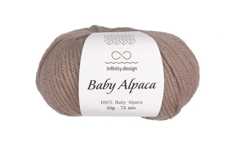 Пряжа Infinity Baby Alpaca color 2650 светло-коричневый