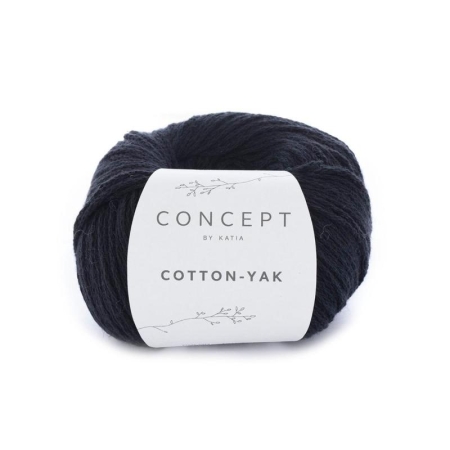 Пряжа COTTON-YAK Katia color 114 черный