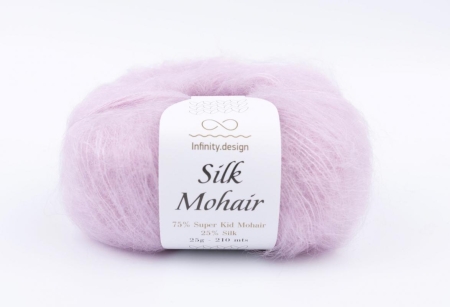 Пряжа Infinity Silk Mohair color 5002 розовый