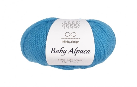 Пряжа Infinity Baby Alpaca color 6823 голубой