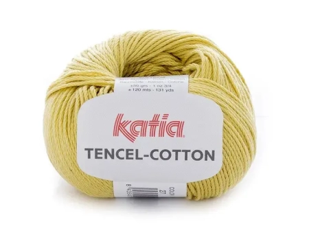 Пряжа TENCEL-COTTON Katia color 27 горчица