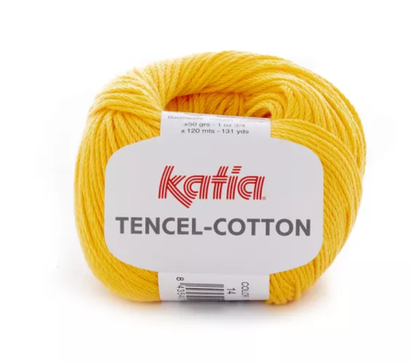 Пряжа TENCEL-COTTON Katia color 14 желтый