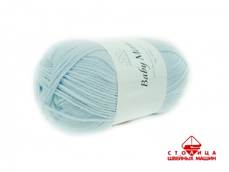 Пряжа Infinity Baby Merino color 6211 светло-голубой