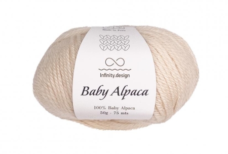 Пряжа Infinity Baby Alpaca color 1012 натуральный