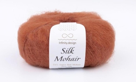 Пряжа Infinity Silk Mohair color 2355 рыжий