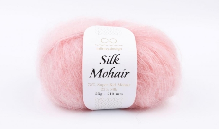 Пряжа Infinity Silk Mohair color 4312 розовый