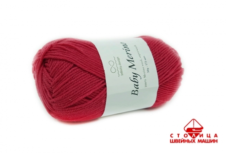 Пряжа Infinity Baby Merino color 4327 малиновый