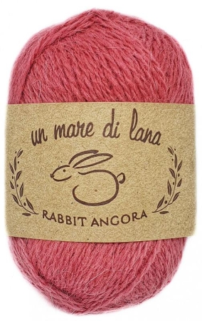 Пряжа Rabbit Angora color 21 брусника