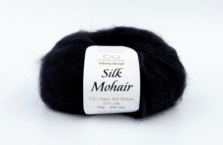 Пряжа Infinity Silk Mohair color 1099 черный