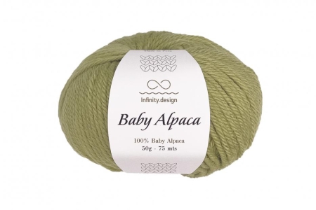 Пряжа Infinity Baby Alpaca color 9842 салатовый