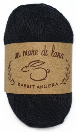 Пряжа Rabbit Angora color 02 черный