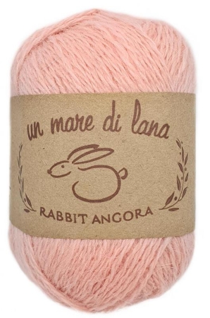 Пряжа Rabbit Angora color 85 розовая дымка