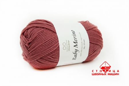 Пряжа Infinity Baby Merino color 4344 пыльная роза