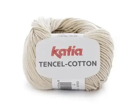 Пряжа TENCEL-COTTON Katia color 7 кремовый