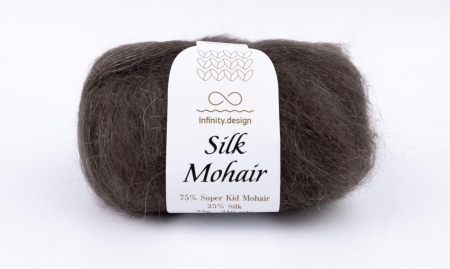 Пряжа Infinity Silk Mohair color 3082 шоколад