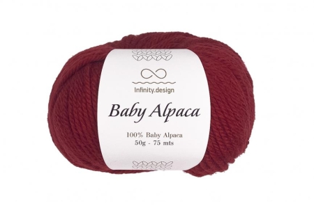 Пряжа Infinity Baby Alpaca color 4236 бордовый